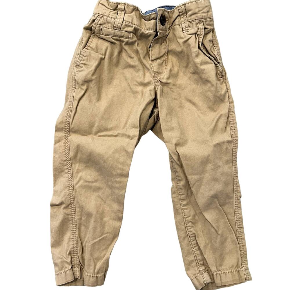 H&M LOGG Tan Khaki Chino Dress Pants Size 12-18 Months